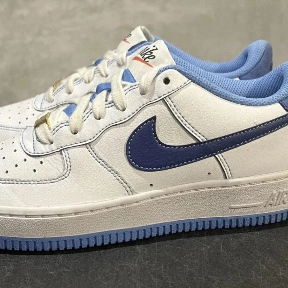 Air Force 1 S50 GS 'White University Blue' SZ 6Y/7.5 WMS - Picture 4 of 6